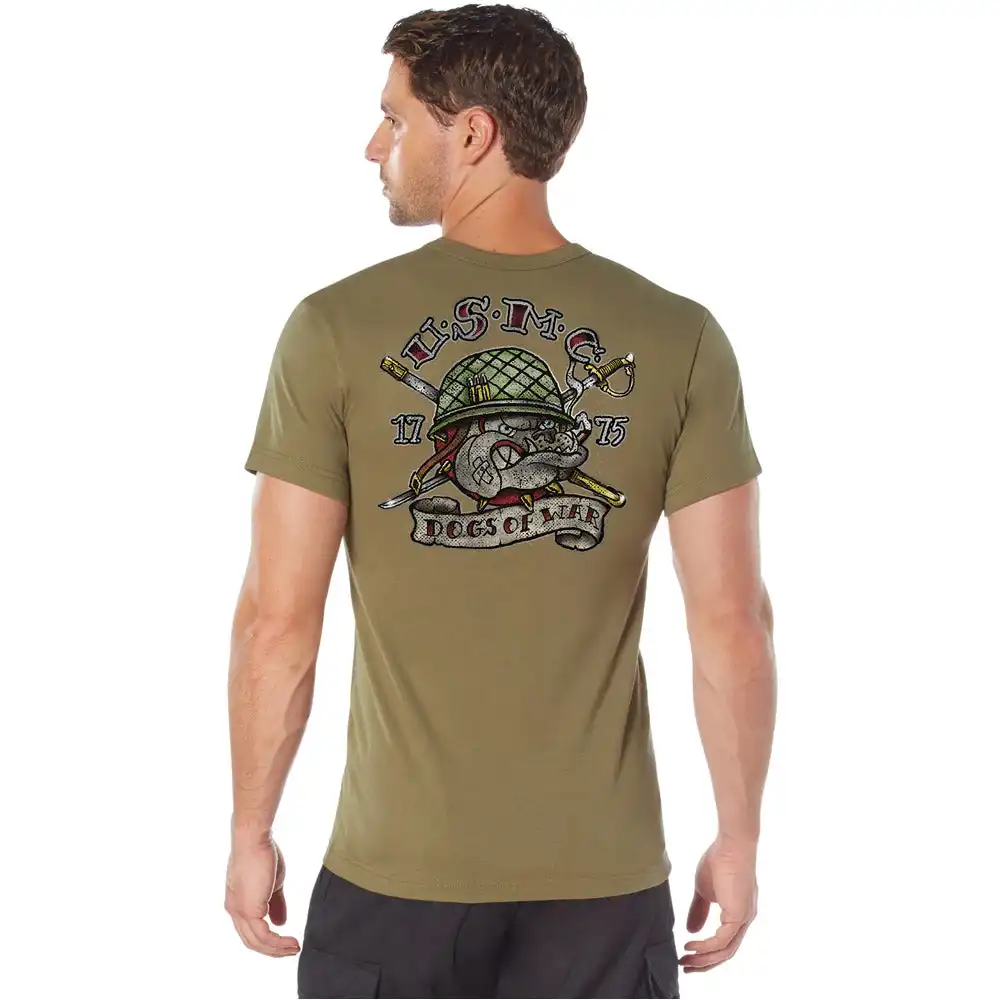 Alternative view of Rothco USMC Dogs of War Graphic T-Shirt