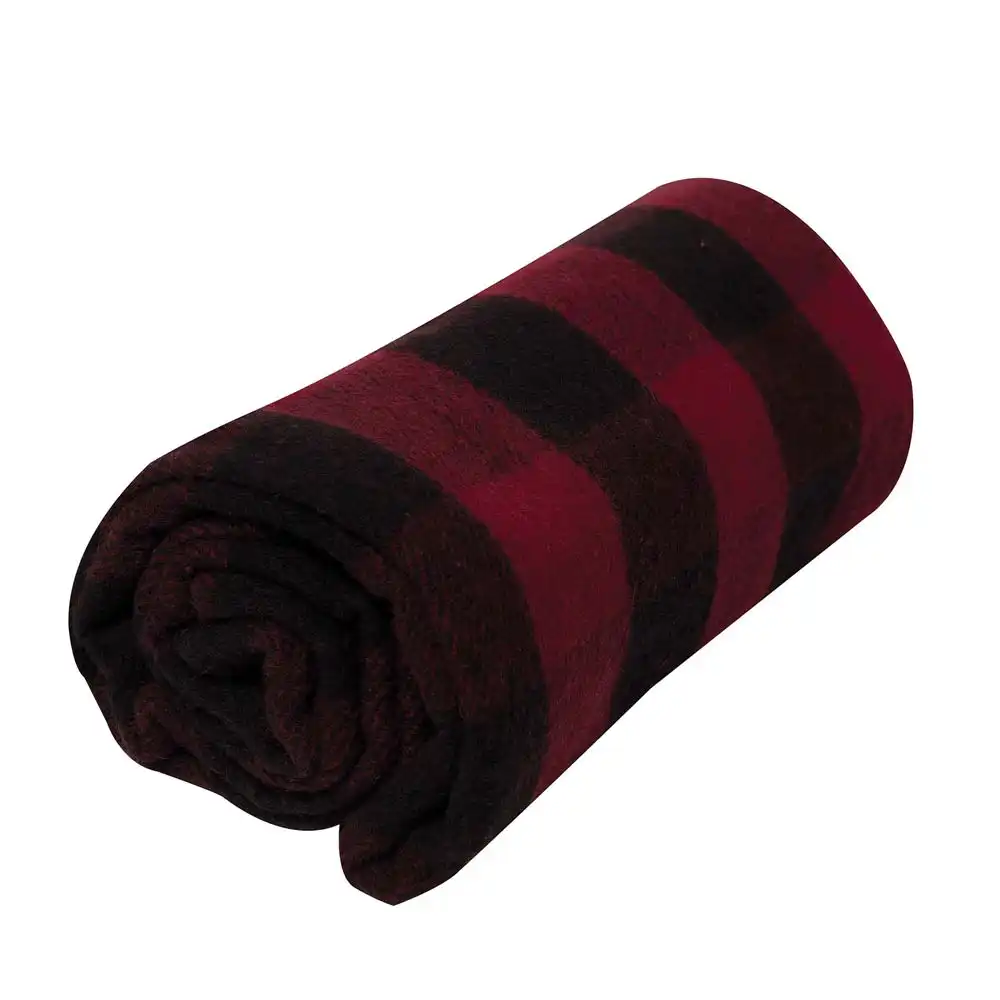 Alternative view of Rothco Buffalo Plaid Wool Blanket - 62 x 80 Inch