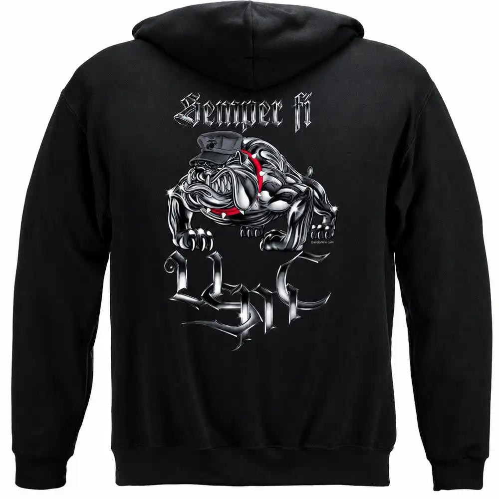 Steel Bulldog Semper Fi USMC Hoodie