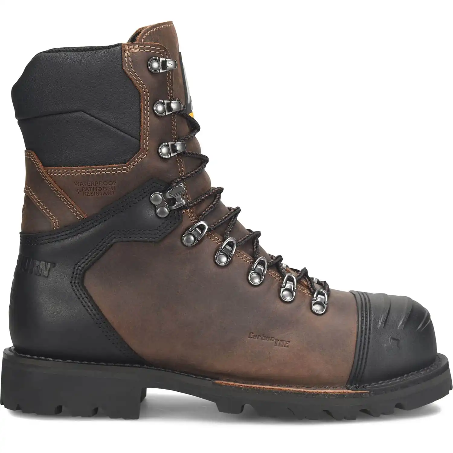 Alternative view of Matterhorn Elicit Men's 8-inch Waterproof Composite Safety Toe Lace-to-Toe Work Boot
