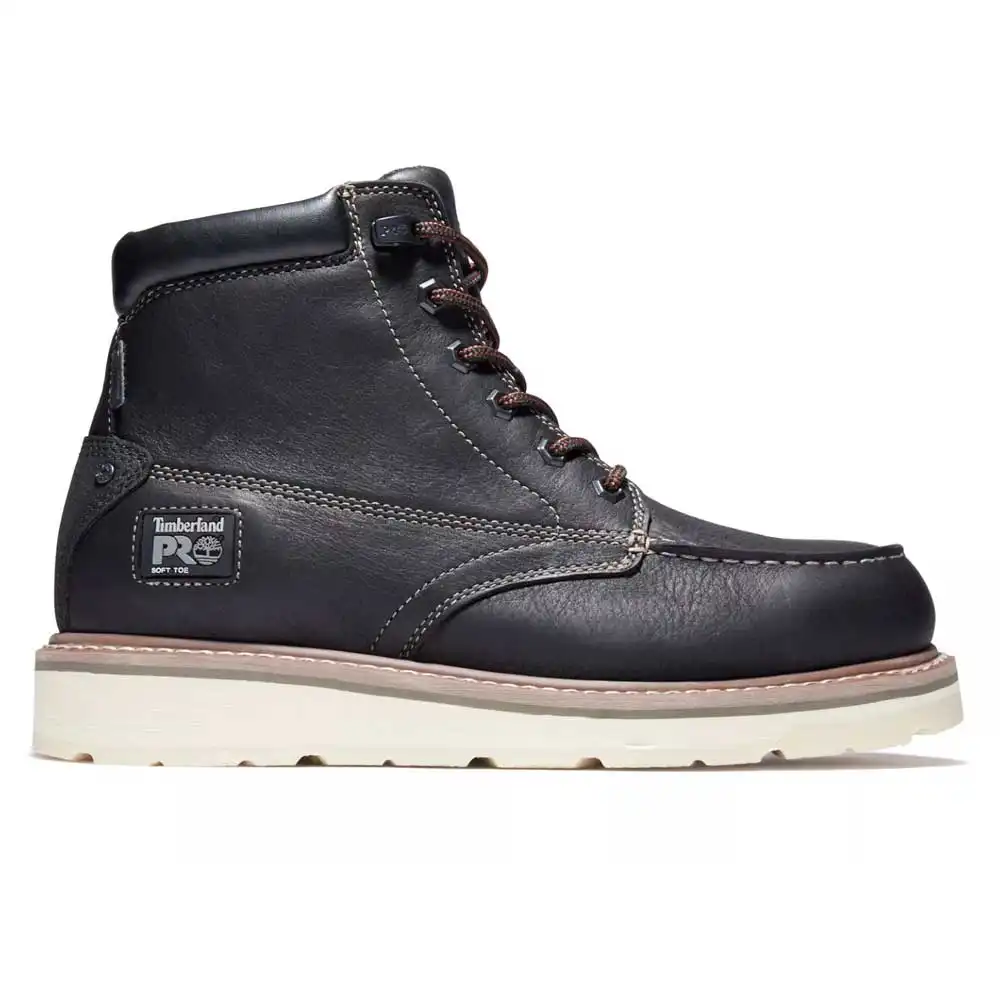 Alternative view of Timberland Pro Gridworks 6-Inch Black Waterproof Moc Soft Toe Work Boot