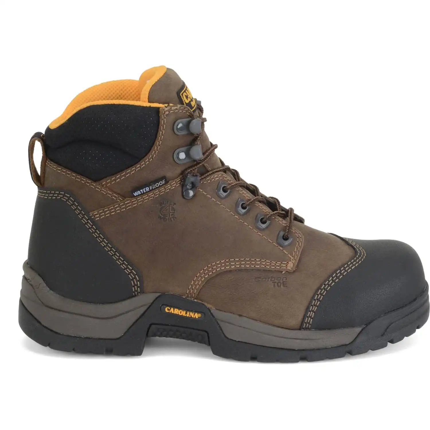 Alternative view of Carolina Bruno Men's 6-inch ESD Waterproof Carbon Composite Broad Toe Work Boot