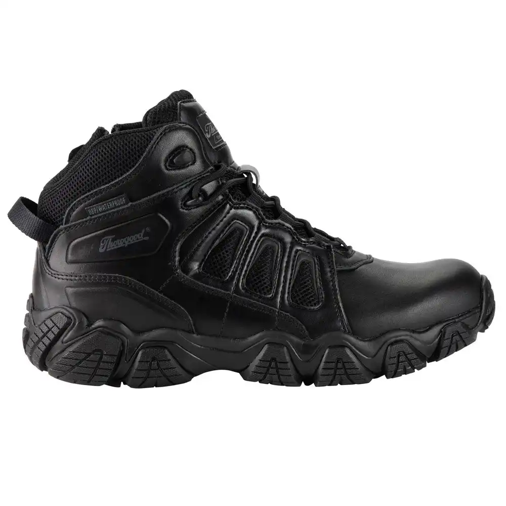 Alternative view of Thorogood Crosstrex 6-inch Black Waterproof Polishable Toe Side-Zip Tactical Boot - 834-6385