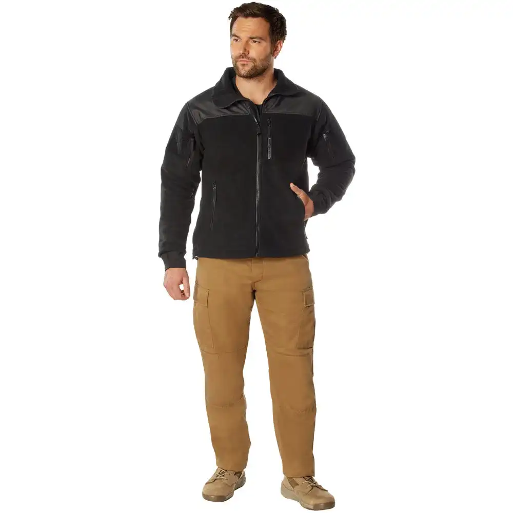 Alternative view of Special Ops Black Tactical Cold Weather Fleece Jacket
