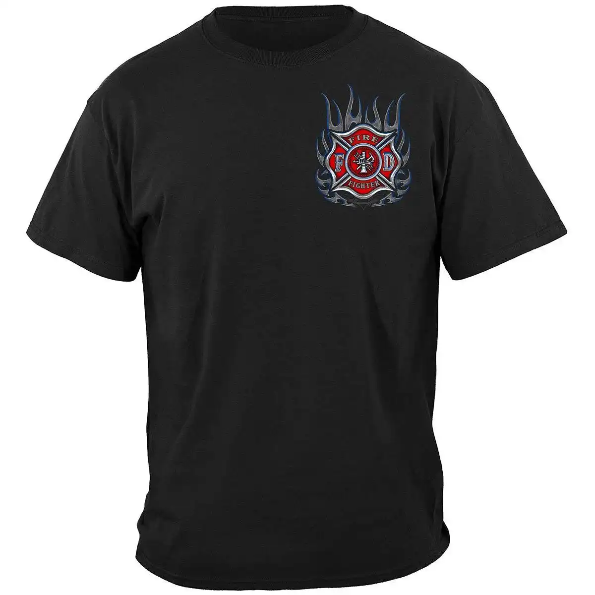 Alternative view of Sacrifice Beyond the Call of Duty Eagle Firefighter T-Shirt