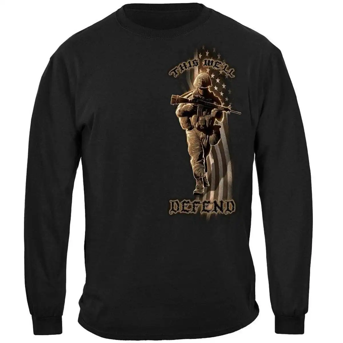 Alternative view of Army This We'll Defend Long Sleeve T-shirt