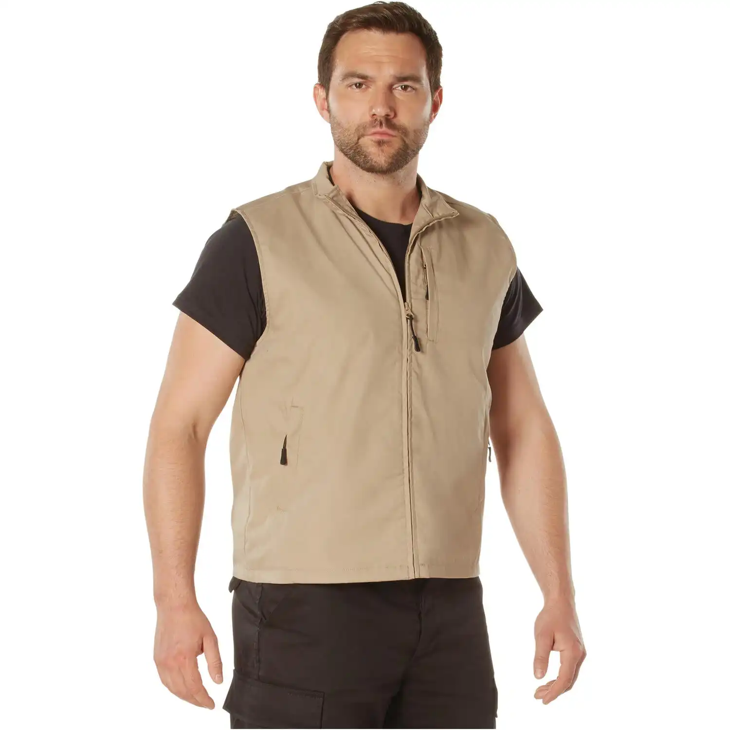 Alternative view of Khaki Lightweight Undercover Travel Vest