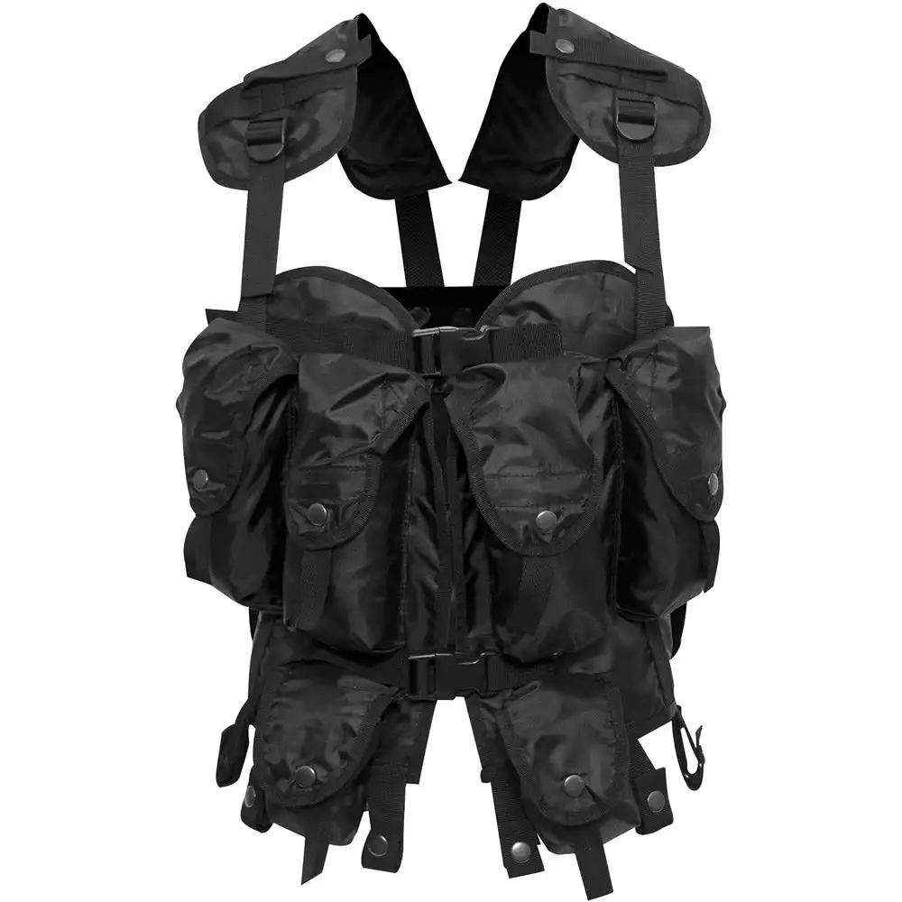 Alternative view of Basic Issue Black Tactical Assault Vest