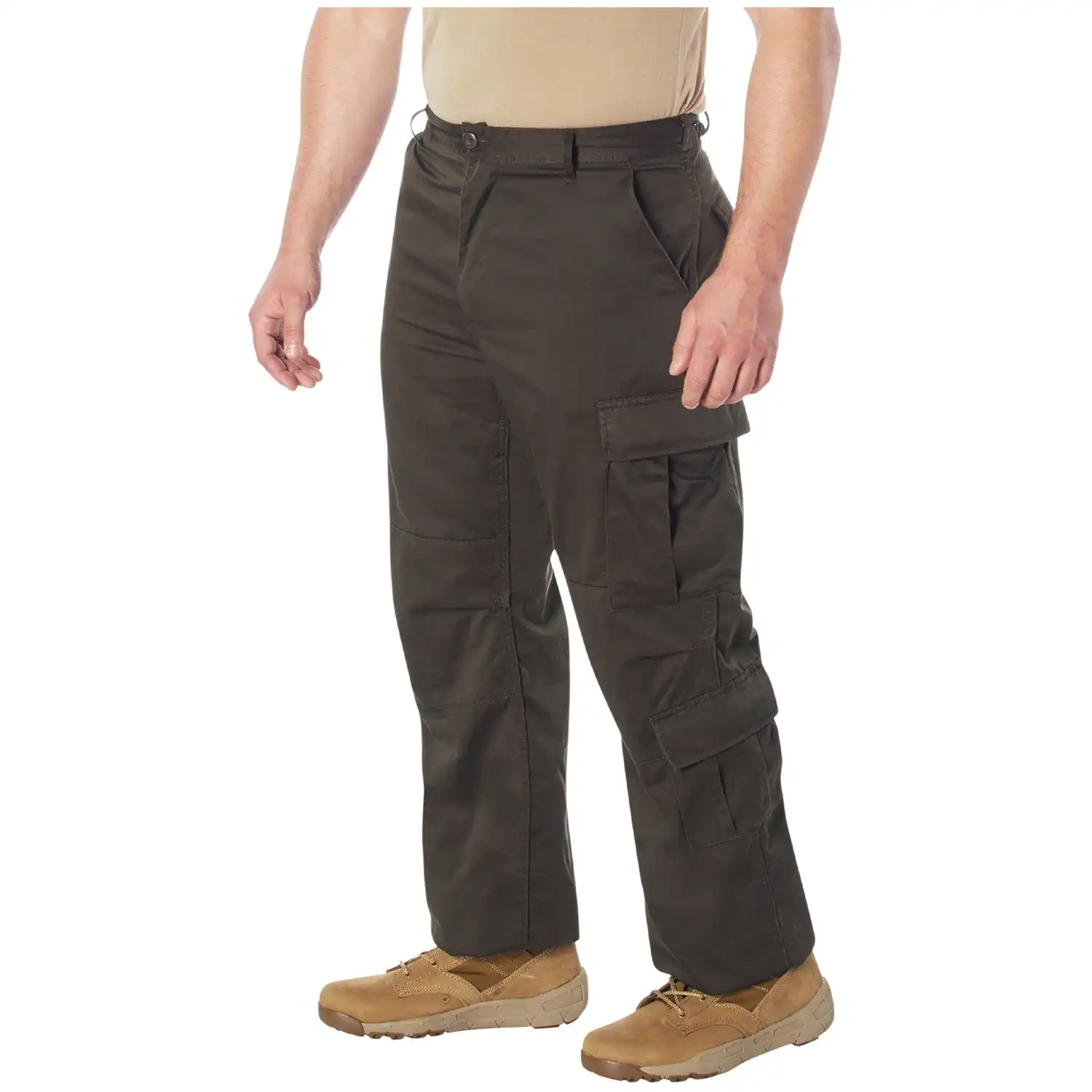 Alternative view of Brown Vintage Paratrooper Cargo Pants