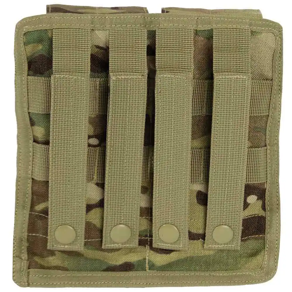 Alternative view of Rothco Multicam MOLLE Universal Double Rifle Mag Pouch