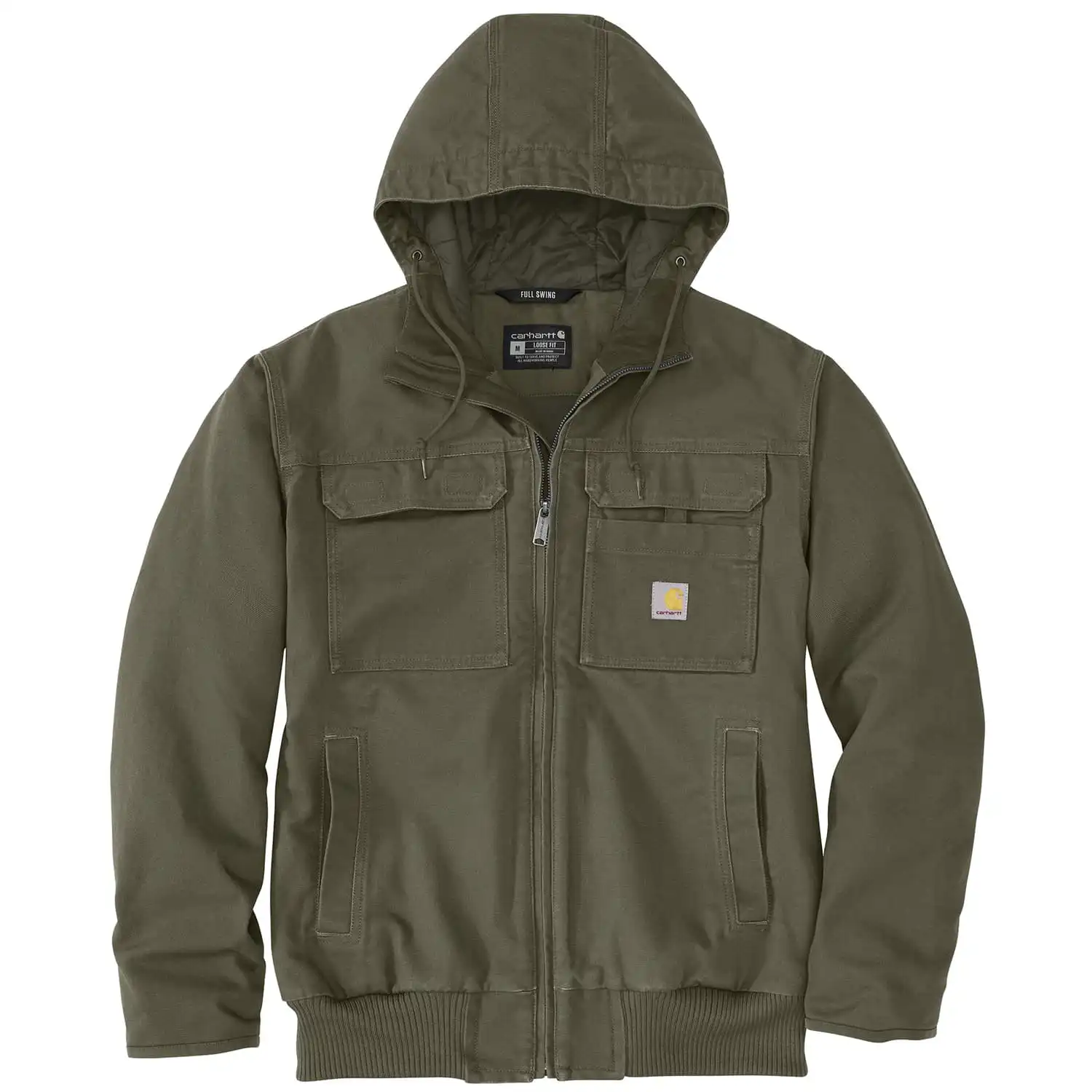 Carhartt Full Swing Loose Fit Washed Duck Men's Insulated Active Jac