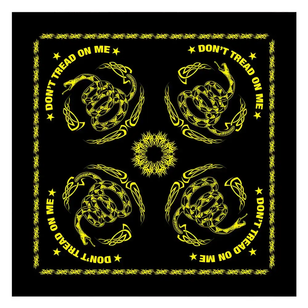 Alternative view of Gadsden Snake 22-Inch Don't Tread On Me Bandana