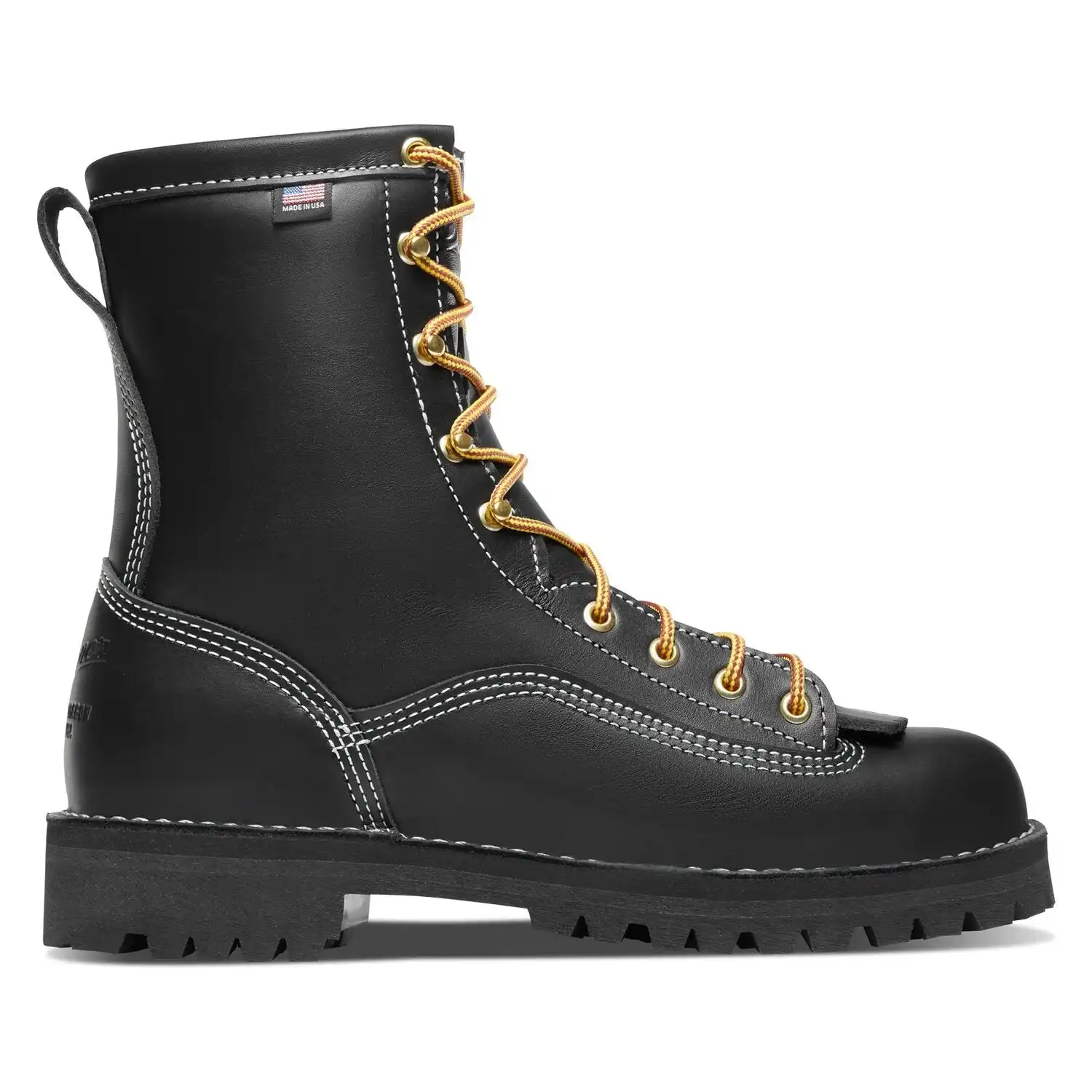Danner Super Rain Forest 8-inch Black Waterproof Work Boot