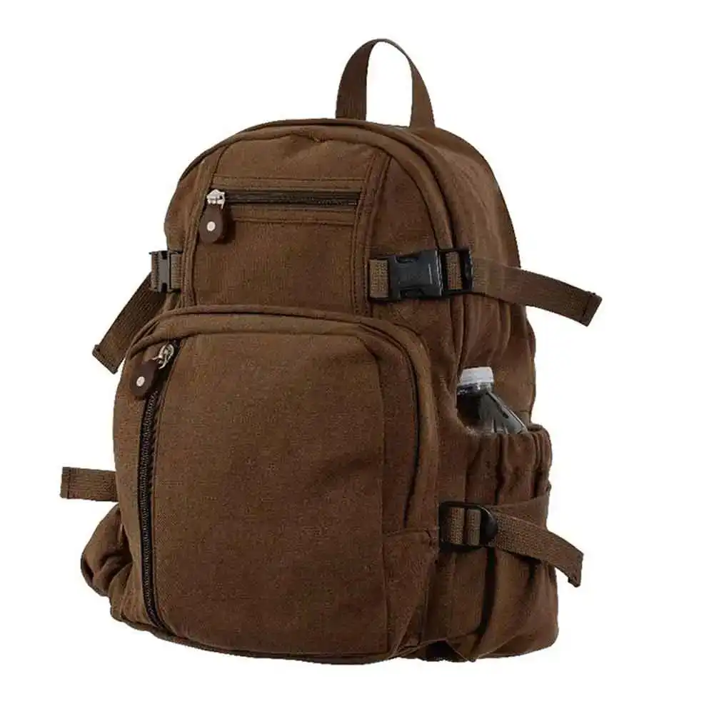 Alternative view of Mini Military Style Canvas Backpack