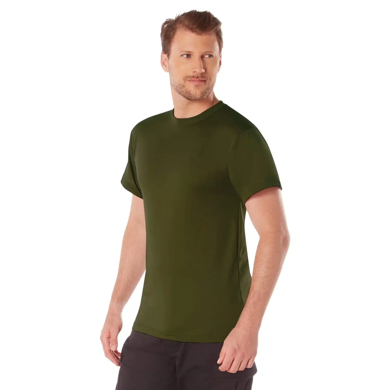 Alternative view of Quick Dry Solid Color T-Shirt
