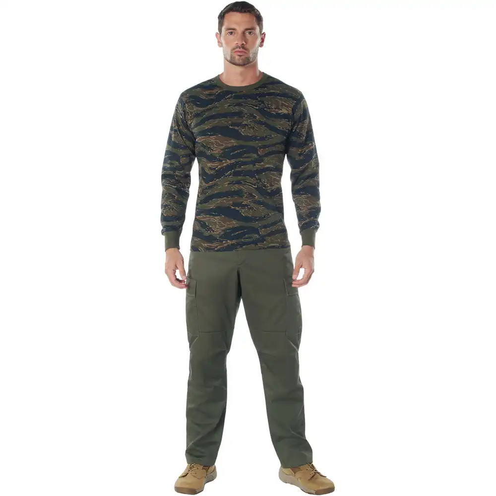 Alternative view of Tiger Stripe Camo Long Sleeve T-Shirt