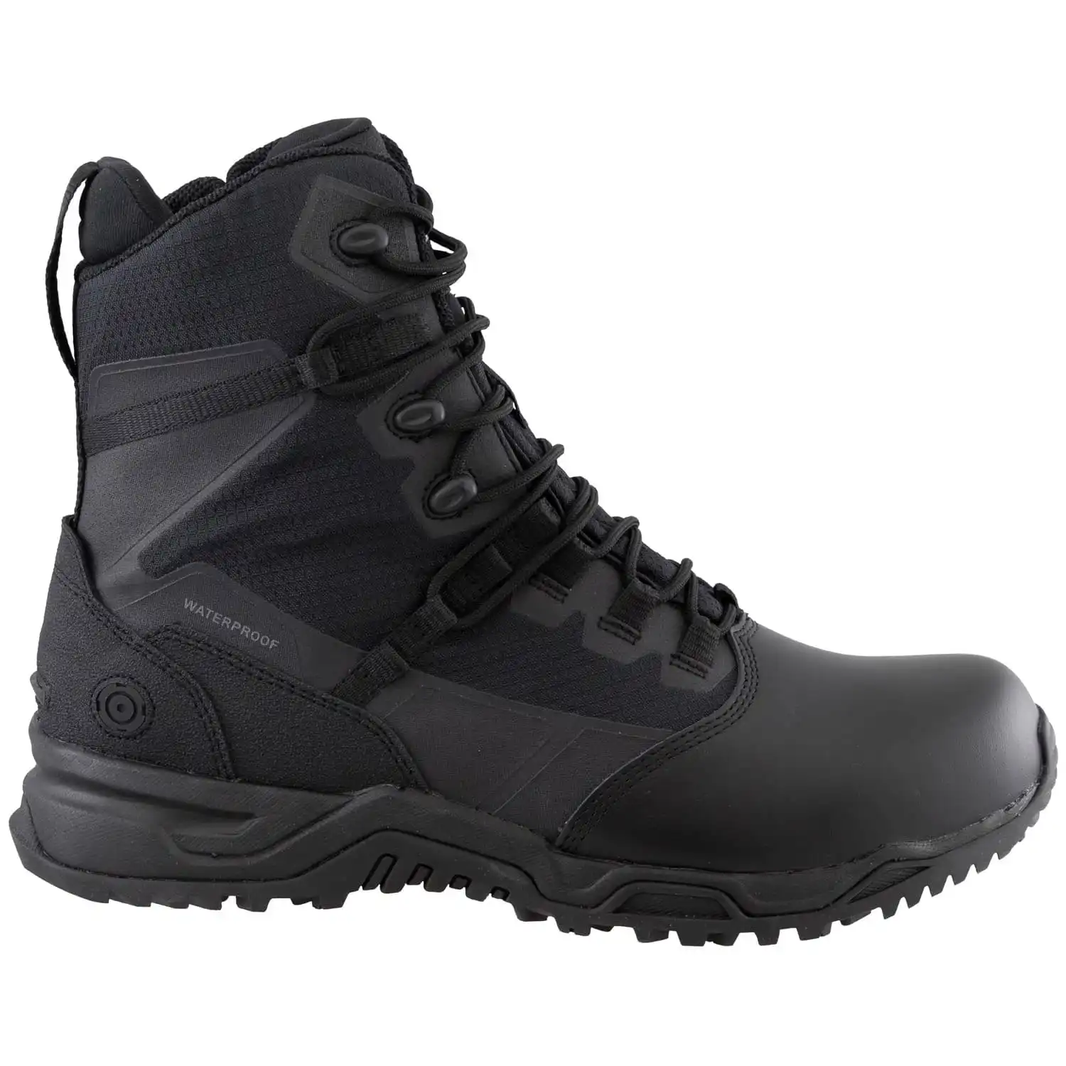 Alternative view of Original S.W.A.T. Alpha Fury 2.0 8-inch Polishable Toe Side-Zip Waterproof Men's Black Tactical Boot