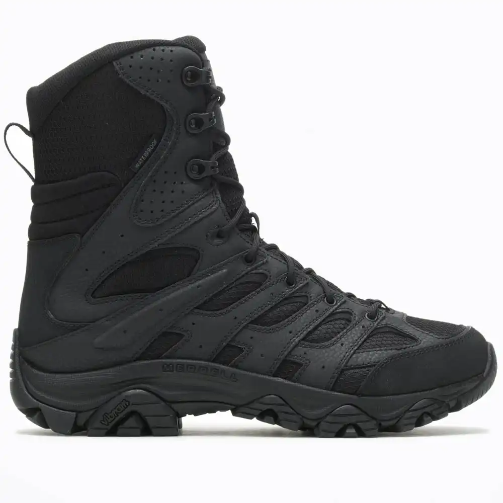 Alternative view of Merrell Moab 3 Black Waterproof 8-inch Zip Tactical Boot