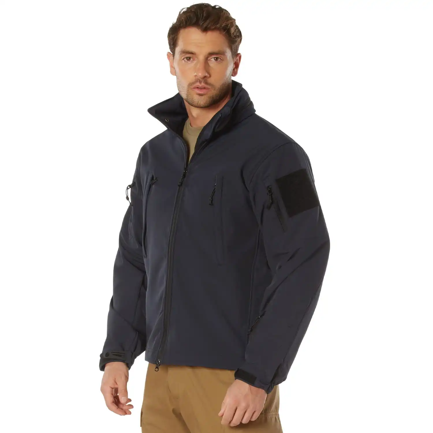 Alternative view of Special Ops Midnight Blue Soft Shell Tactical Jacket