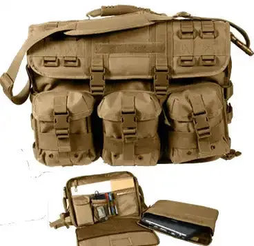 Alternative view of MOLLE Coyote Tactical Briefcase