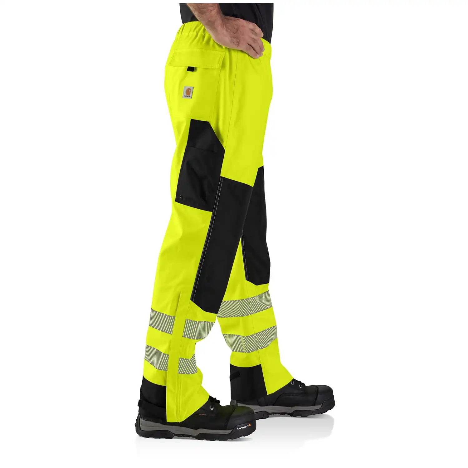Alternative view of Carhartt High-Visibility Storm Defender Loose Fit Lightweight Class E High Visibility Rain Pant