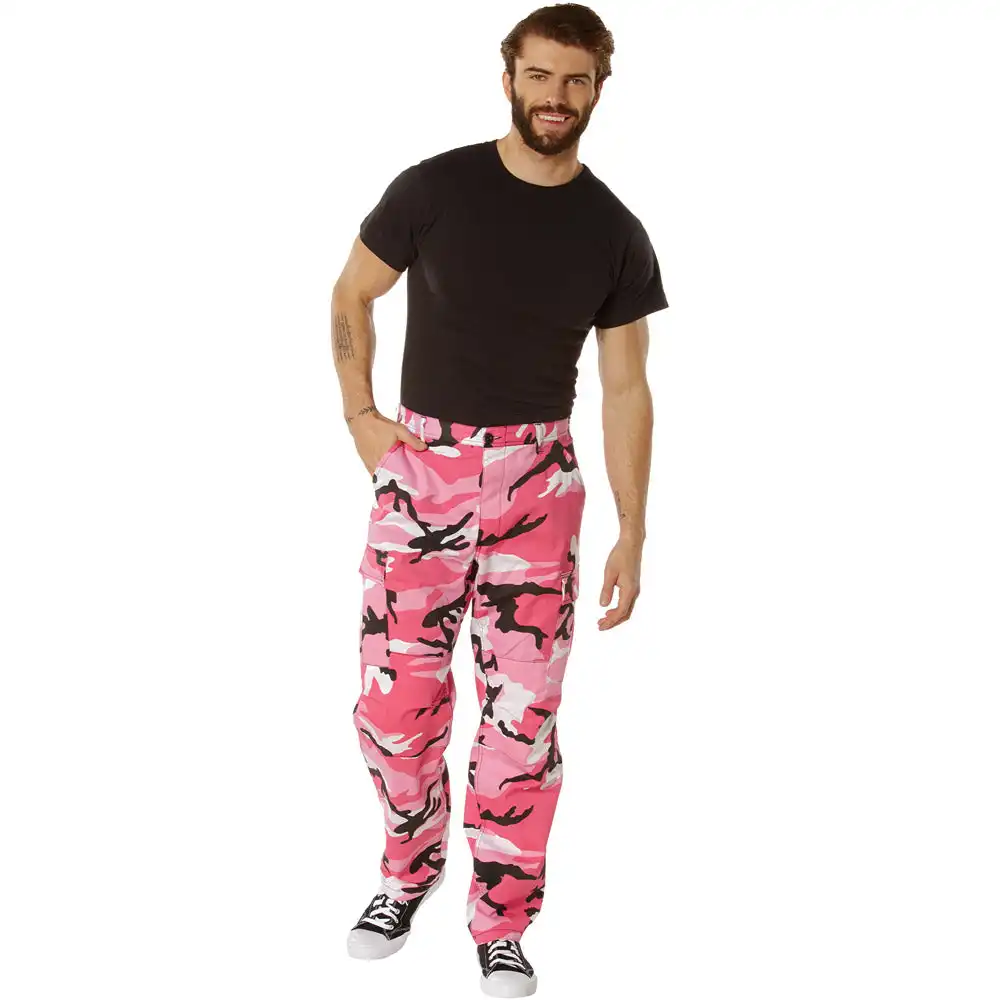 Alternative view of Pink Camo Military BDU Cargo Pants