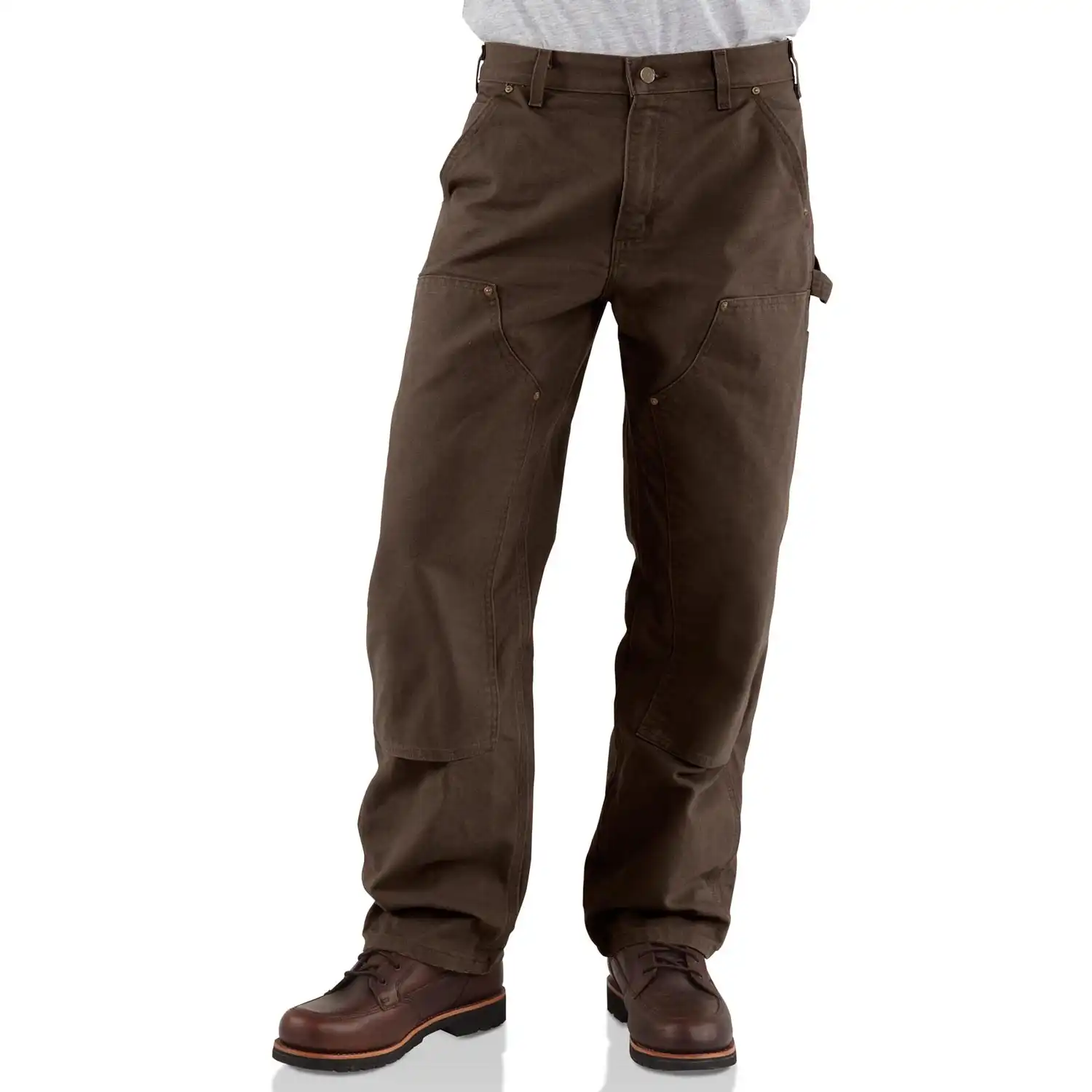 Carhartt Washed Duck Double-Front Loose Fit Work Men's Dungaree Pant