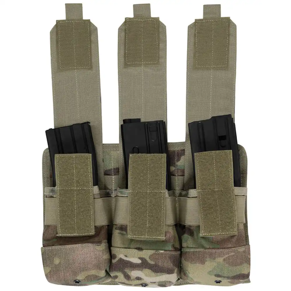 Alternative view of Rothco MOLLE Multicam Triple Rifle Mag Ammo Pouch for M16/AK-47 Magazines