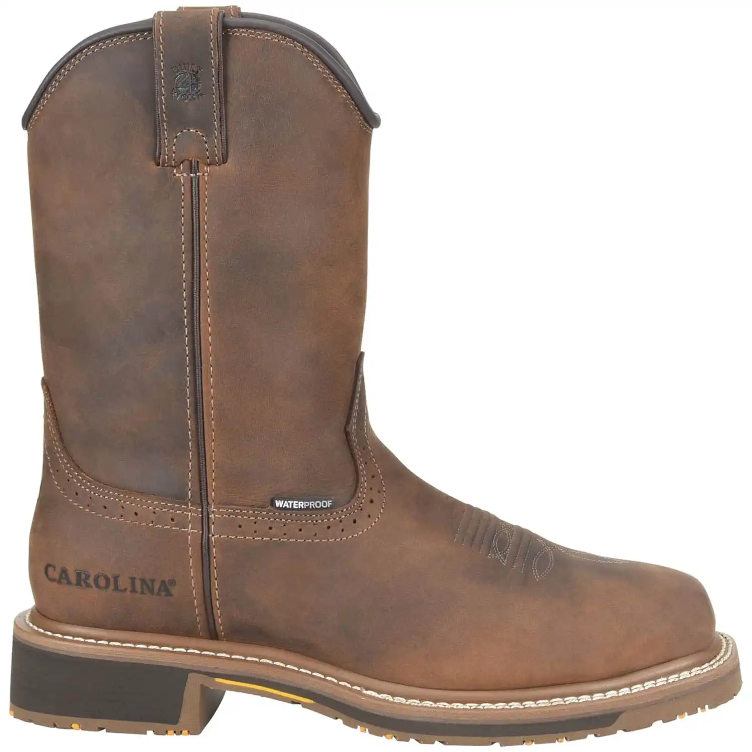 Alternative view of Carolina Anchor Men's 10-inch Waterproof Square Toe Roper Work Boot