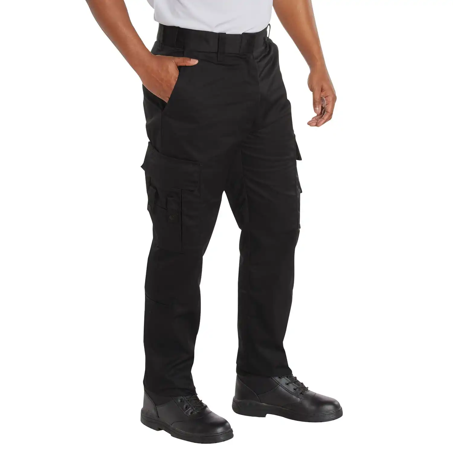 Alternative view of Men's Black EMT/EMS Uniform Cargo Pants