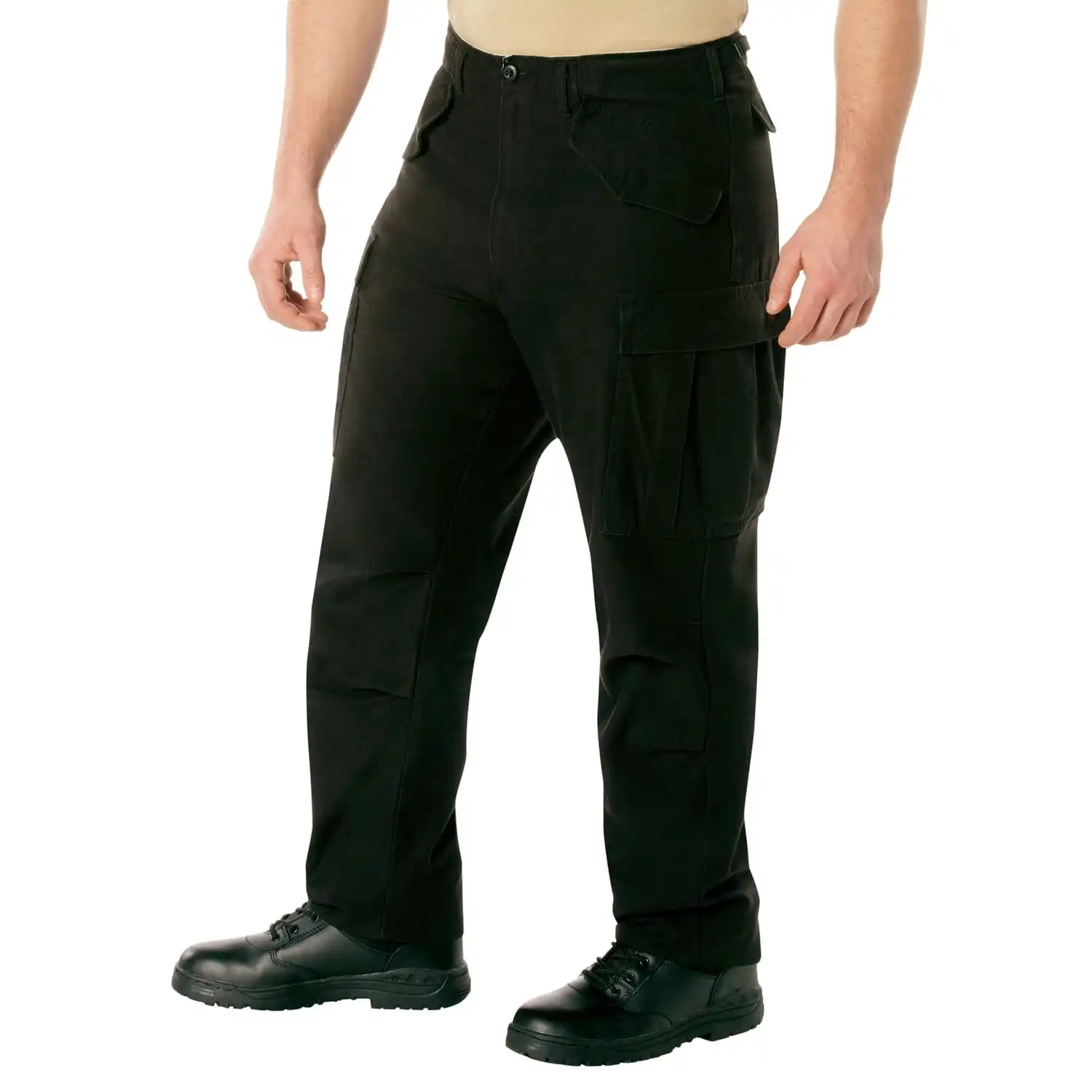 Alternative view of M-65 Black Vintage Military Field Cargo Pants