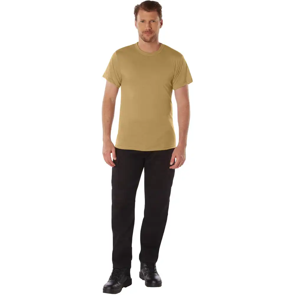 Alternative view of G.I. Brown Moisture Wicking T-Shirt