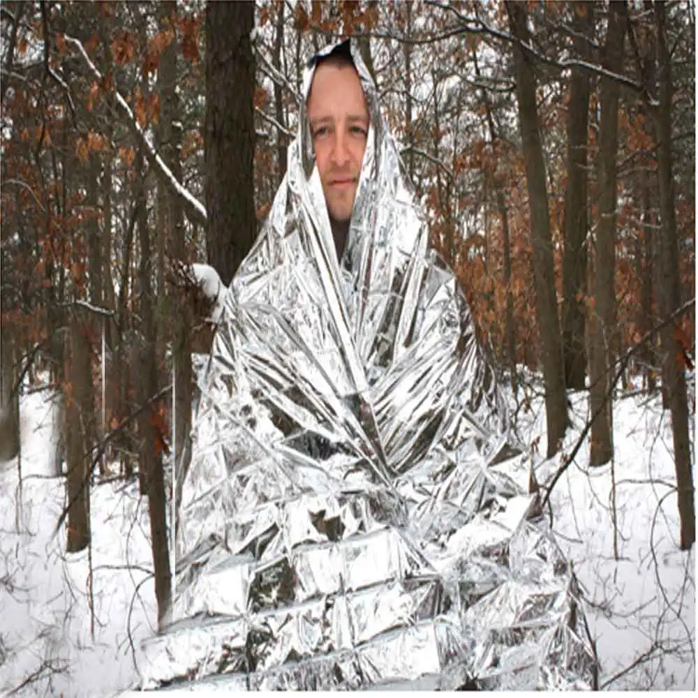 Alternative view of Polarshield Heat Reflective Emergency Blanket