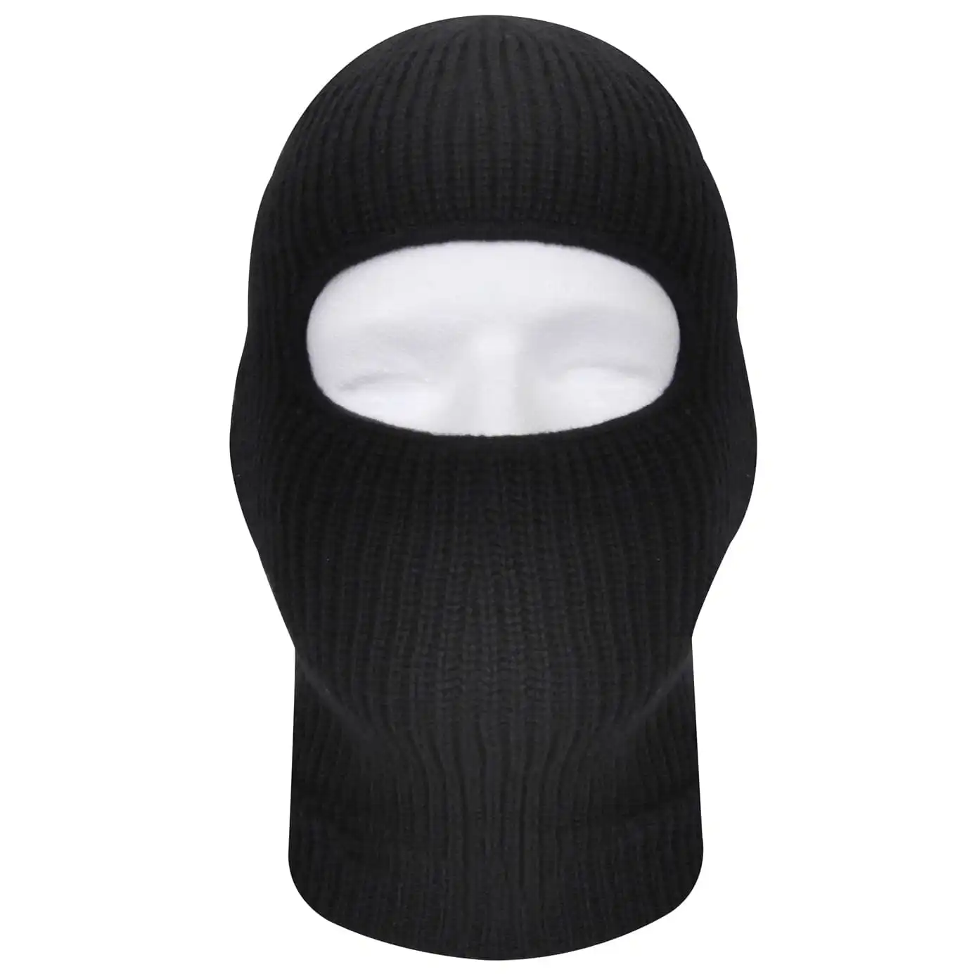 Alternative view of Basic Issue Fine Knit Acrylic Eye Hole Winter Facemask