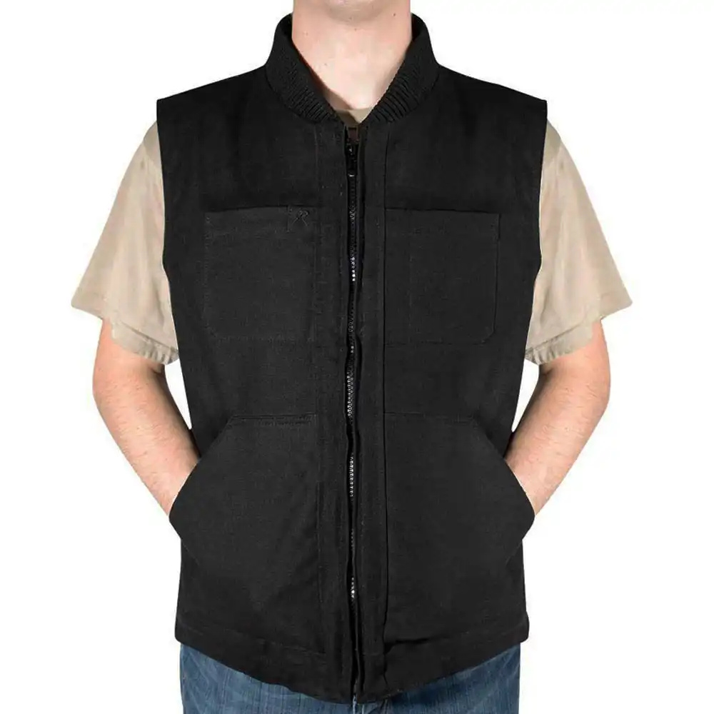 Alternative view of Rothco Concealed Carry Backwoods Quilt Lined Canvas Vest